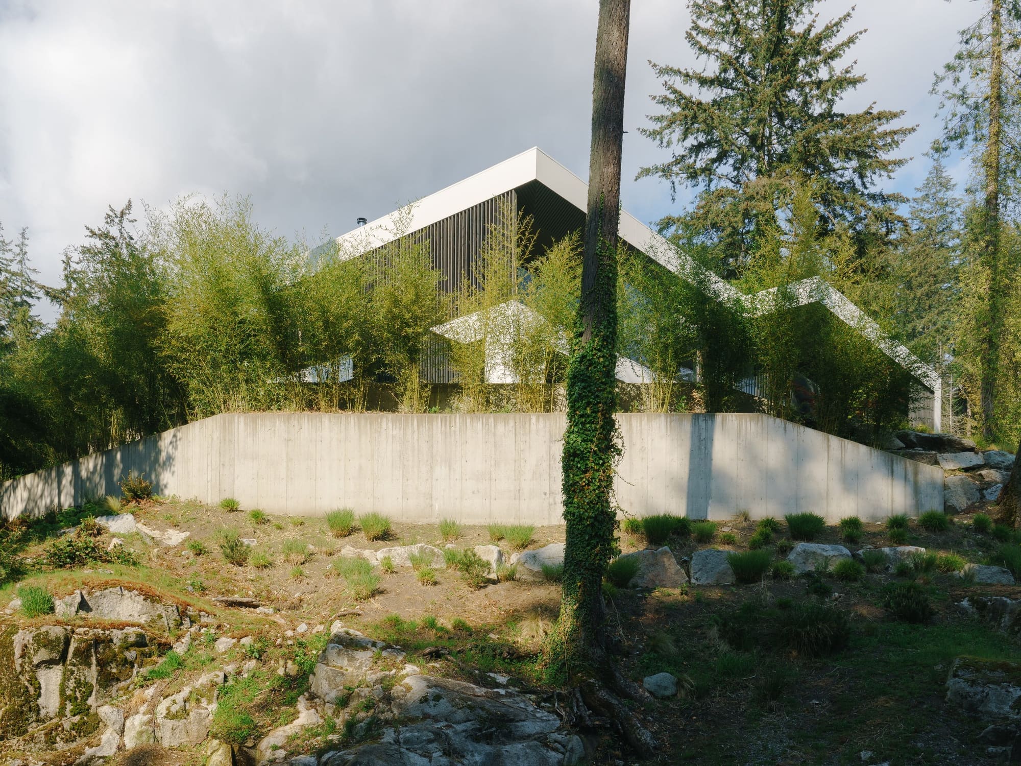 Bayridge — House set among trees and exposed rock