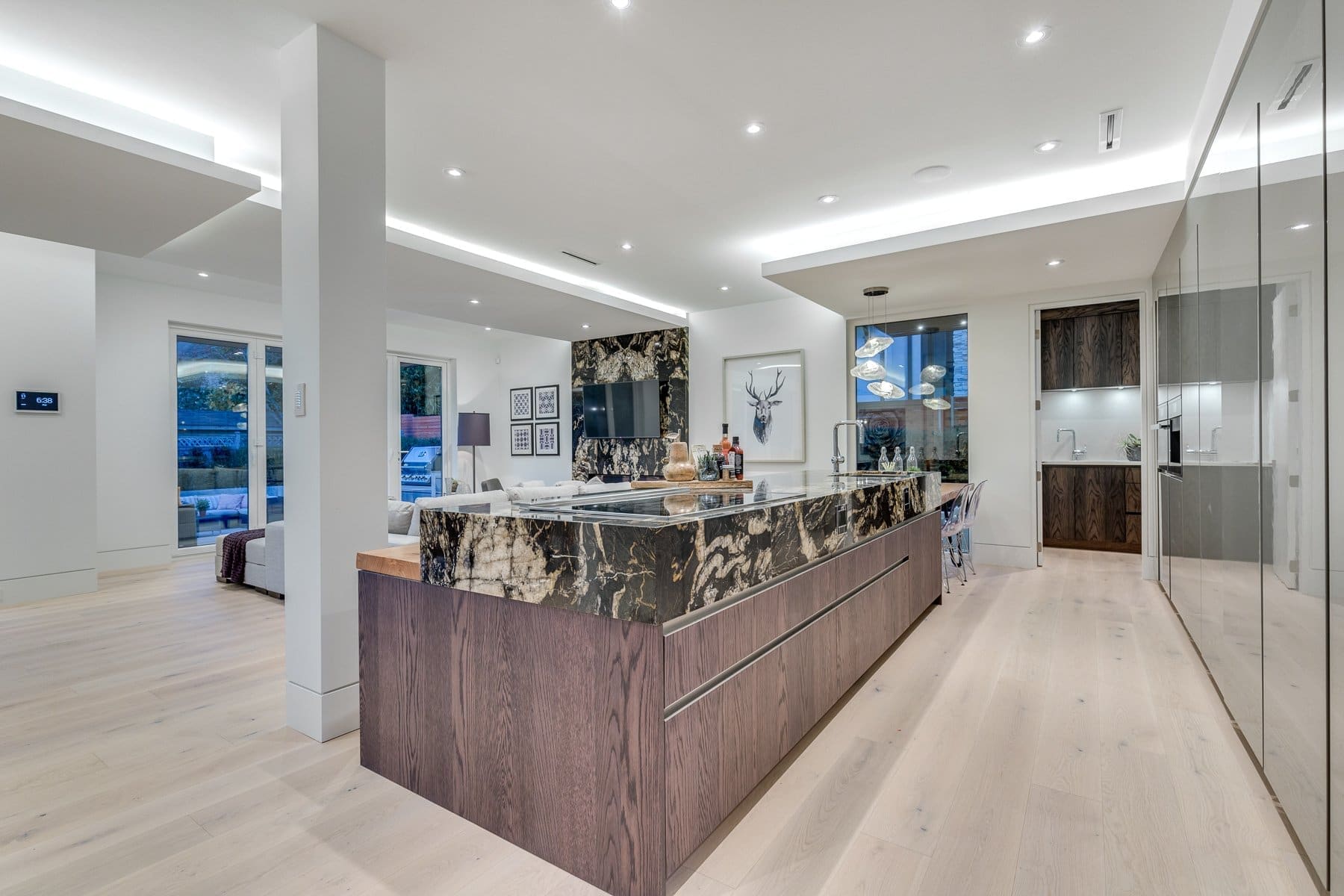 Wavertree — Kitchen island with timber cabinetry