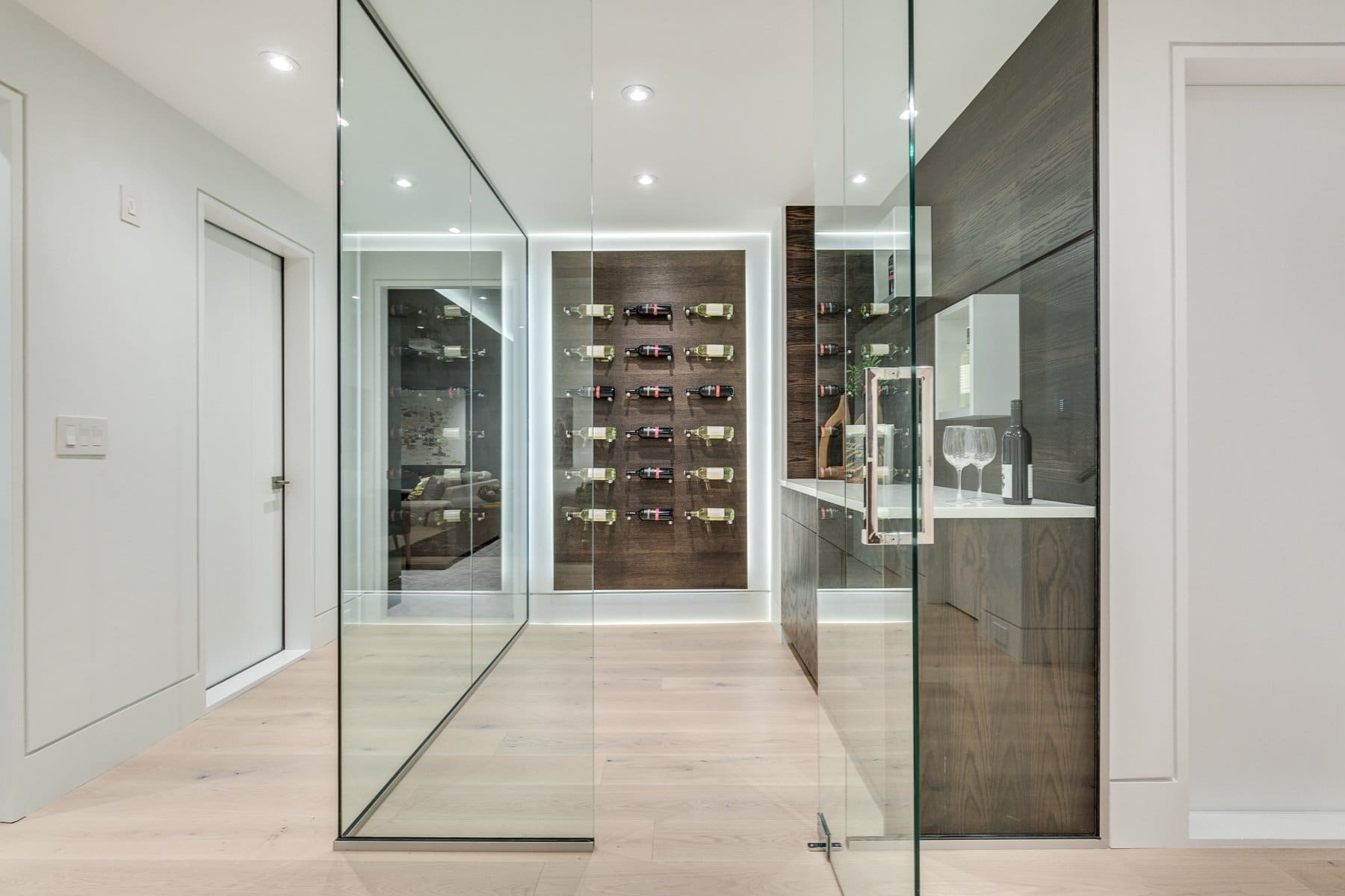 Wavertree — Glass-enclosed wine storage