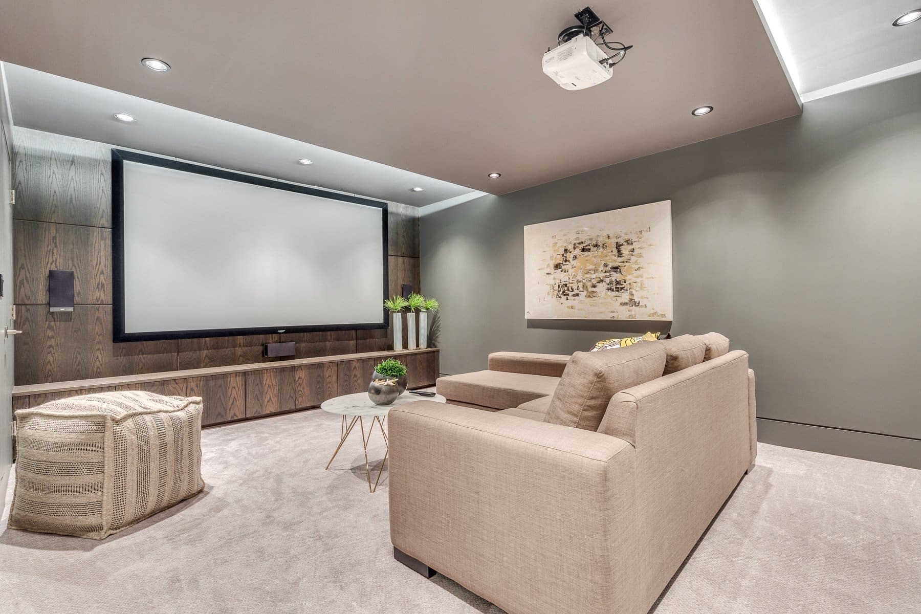 Wavertree — Home cinema with upholstered seating